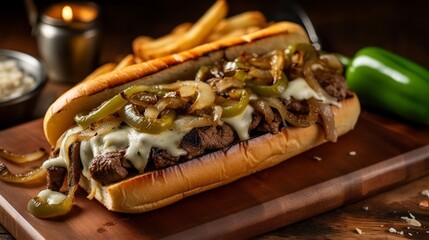 Ultimate Philly Classic: Cheesesteak Sandwich