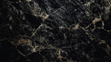 Obraz na płótnie Canvas Black marble texture background, marble tiles, Italian stone texture, for digital wall and floor tiles. Created with Generative AI technology.