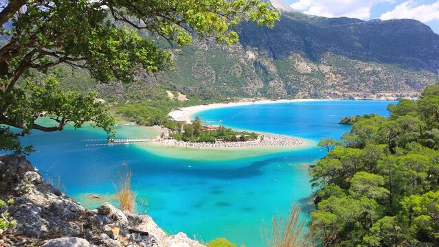 Beautiful view of Blue Lagoon in Oludeniz, Turkey

