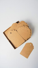 Craft Paper Tag in a box set