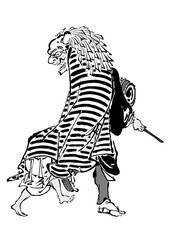 浮世絵　獅子舞　その5