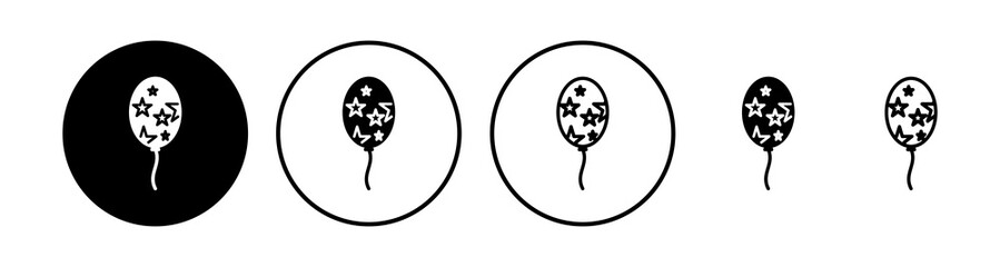 Balloon icon vector. air balloon icon isolated