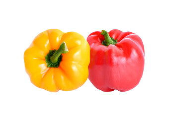 colored peppers  on  transparentpng