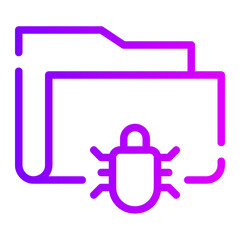 infected gradient icon