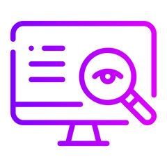 spyware gradient icon