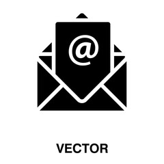 Outline email icon, Line mail symbol for website design, mobile application. 