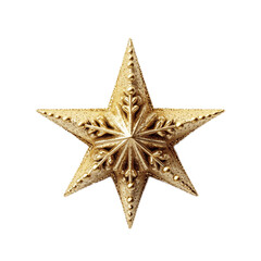 Fototapeta na wymiar golden star christmas decoration