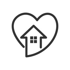 home logo template. Icon Illustration Brand Identity. Isolated and flat illustration. Vector graphic