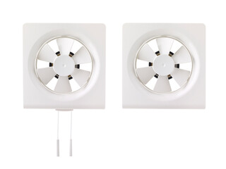Wall Electric Extractor Plastic Air Fan for Bathroom, transparent background