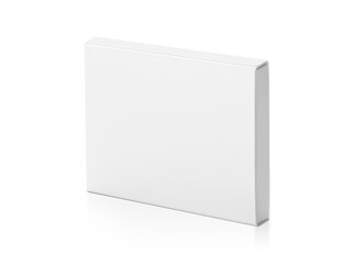 White Product Cardboard Package Box, transparent background