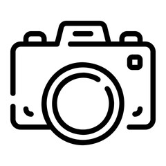 digital camera line icon