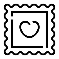 post stamp line icon