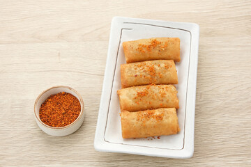 Cibay, made from tapioca flour, Indonesian traditional food
