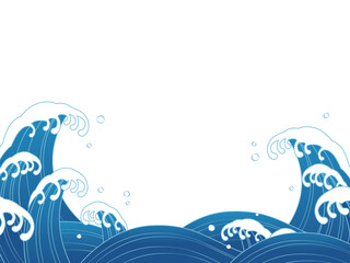 波のベクターイラスト