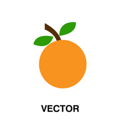 Orange icon,vector illustration. vector orange icon illustration isolated on White background, orange icon.eps