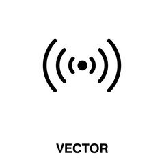 Wifi sign. Wi-fi symbol. Wireless Network sign vector illustration on white background..eps