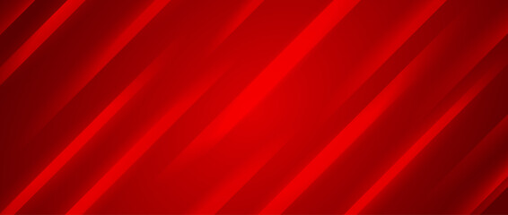 Abstract dark red background with diagonal lines. Ruby texture with smooth gradient stripes. Modern template for banner, presentation, flyer, poster, brochure, magazine. Vector backdrop