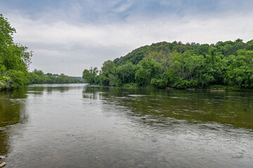 Obraz premium asheville french broad river 