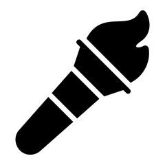 torch glyph icon