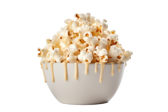 popcorn. transparent background
