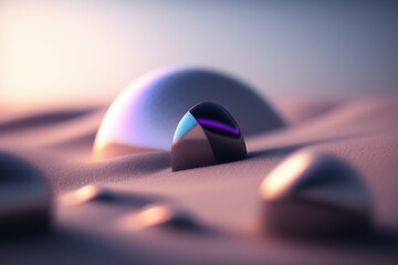 Ultra hd! realistic, chrome, pastel, dreamy, landscape, realistic, futuristic, sharp focus, octane render! digital art, photorealistic, soft, minimal
