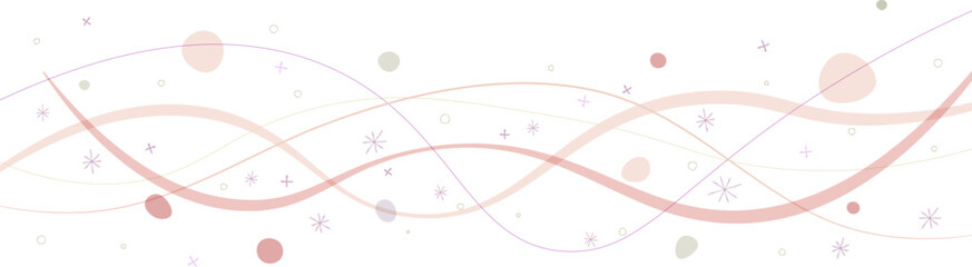 キラキラしたウェーブのベクター背景素材