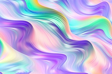 Obraz premium texture of holographic wave wallpaper background
