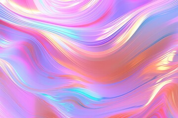 Obraz premium texture of holographic wave wallpaper background