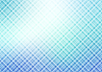 Geometric square pattern line blue light gradient presentation background 