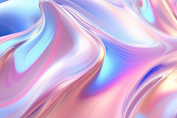 Obraz premium texture of holographic wave wallpaper background