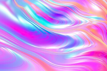 Obraz premium texture of holographic wave wallpaper background