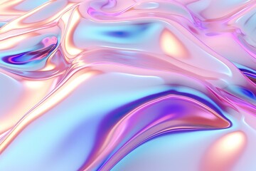 Obraz premium texture of holographic wave wallpaper background