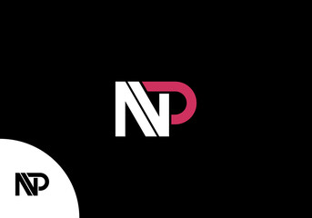 Simple and modern NP logo © akhmads