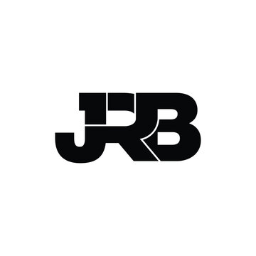 JRB letter monogram logo design vector