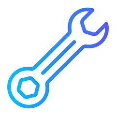 wrench gradient icon