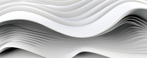 Soothing Silk Wave: Abstract Background , AI Generative	
