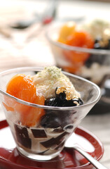 Japanese style dessert,a blend of Japanese and Western flavors,