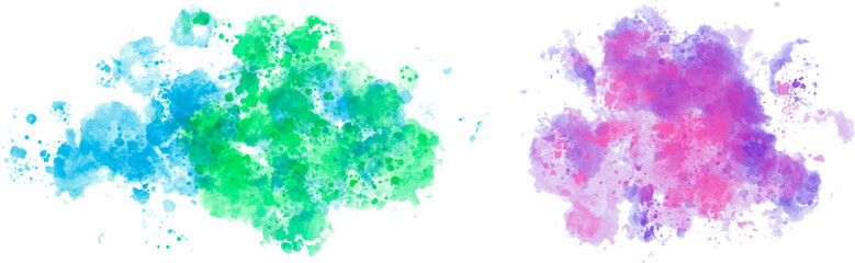 watercolor vector stains; background for texts