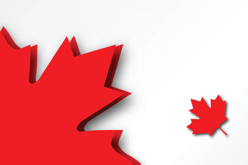 Free vector for canada day 