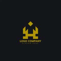 geometric abstract logo, for your business. vector illustration
