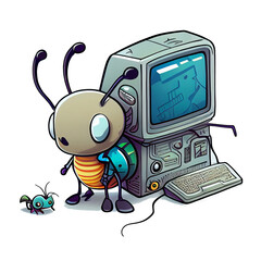 Computer and Bug 1