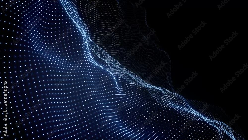 Fototapete abstract geometry shape background. loop animation.