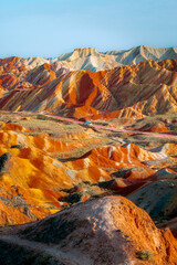 Rainbow moutain's Zhangye Danxia National Geological Park, Zhangye, Gansu - China