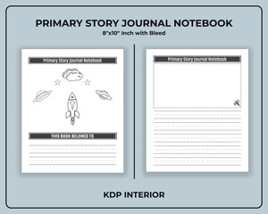 Primary Composition Note book Journal KDP Interior