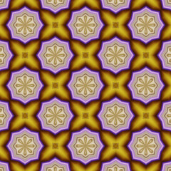 Patterns of different shapes and colors