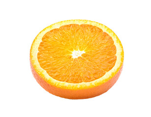 Orange slice isolated on transparent png