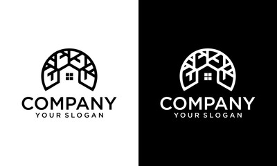 Tree House business logo vector, Brand Identity Logos design, modern logo, Logo Designs Vector Illustration Template