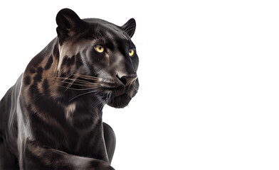 black panther head generative AI