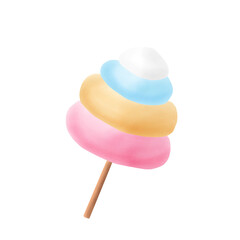 lollipop isolated on white