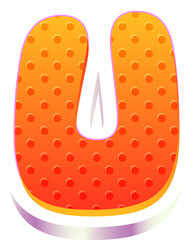 3D alphabet letters, 3d modeling and rendering